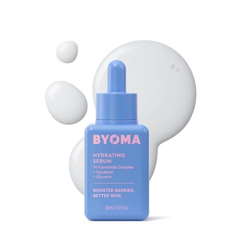 BYOMA Hydrating Serum-Sérum Facial Hidratante Com Esqualano , Glicerina & amp ; Ceramidas-Para Pele Brilhante E Orvuda-1