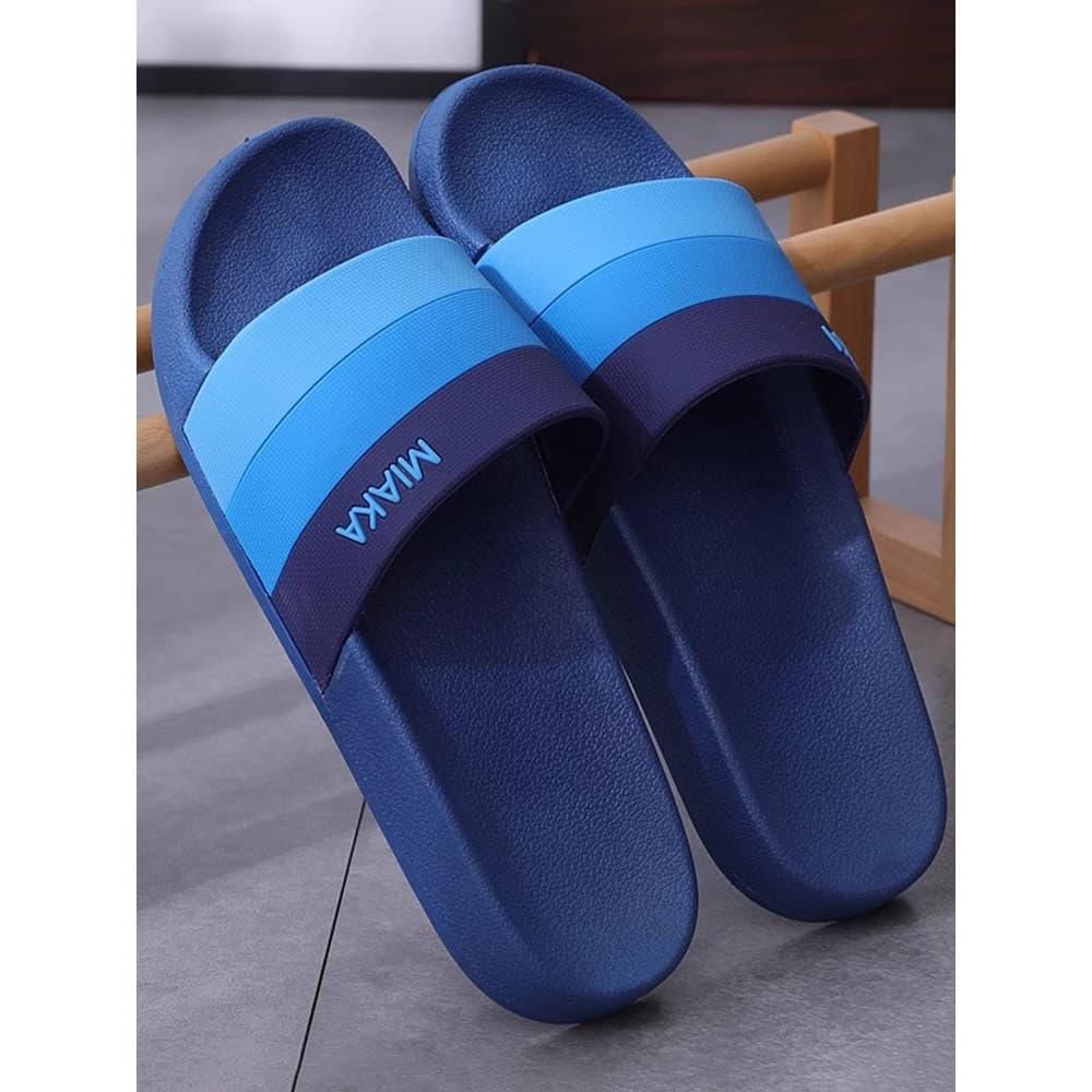 Chinelos masculinos ao ar livre Wear verão casa interior antiderrapante banho casa High-end sentimento 46 tamanho grande