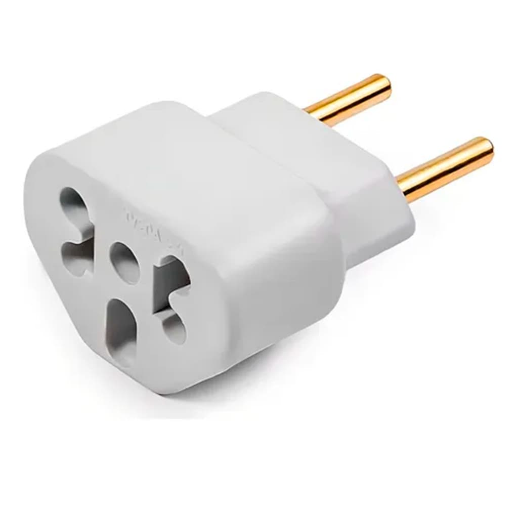 Adaptador De Tomada Benjamin Bob Love Pino Chato 10a/20a ...