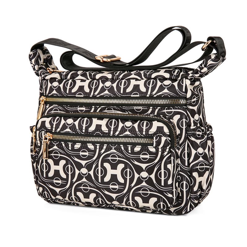 Versão coreana Casual leve Multi-camada bolsa de ombro nova grande capacidade saco do mensageiro feminino viagem ao ar l