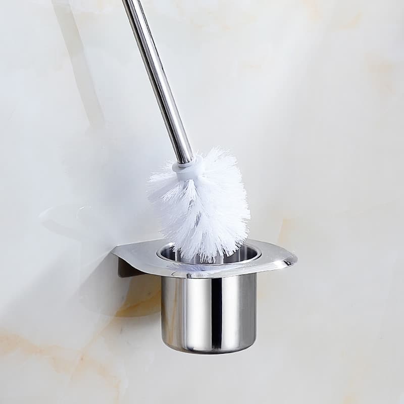 Rack de escova de vaso sanitário, suporte de escova de vaso sanitário de aço inoxidável 304, escova de limpeza de vaso s