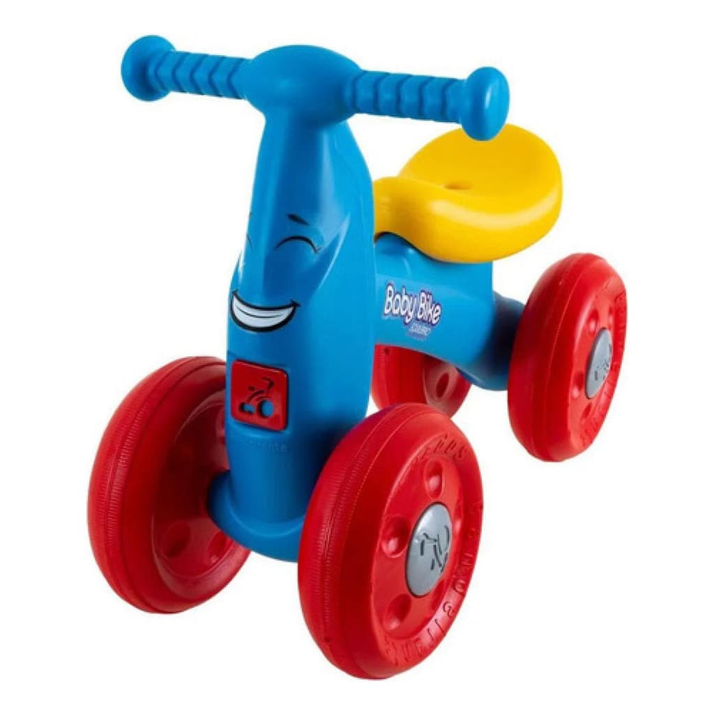 Bike Equilíbrio Joy Azul Infantil | 1 ou 2un | Aprende Andar Sem Pedal | Leve e Segura