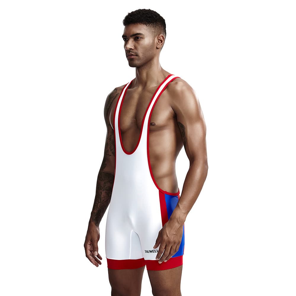 TAUWELL Especialmente para colete de uma peça Camisa de ciclismo Macacão masculino Fitness Wrestling Jersey Camisa de le