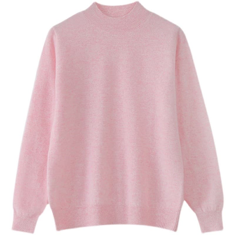 2025NEW meia gola alta camisola feminina 100 lã pura combinando terno casaco usar camisola de malha camisa de fundo femi