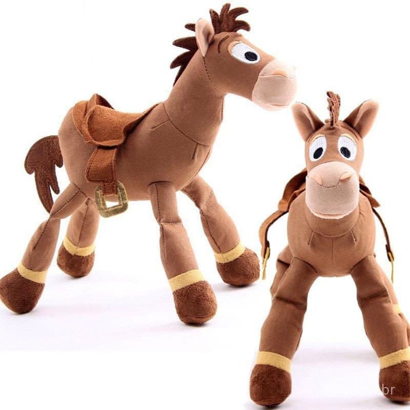 Brinquedo de Pelúcia Woody Baby Jessie Cavalo 4 Peças 25cm Disney Toy Story