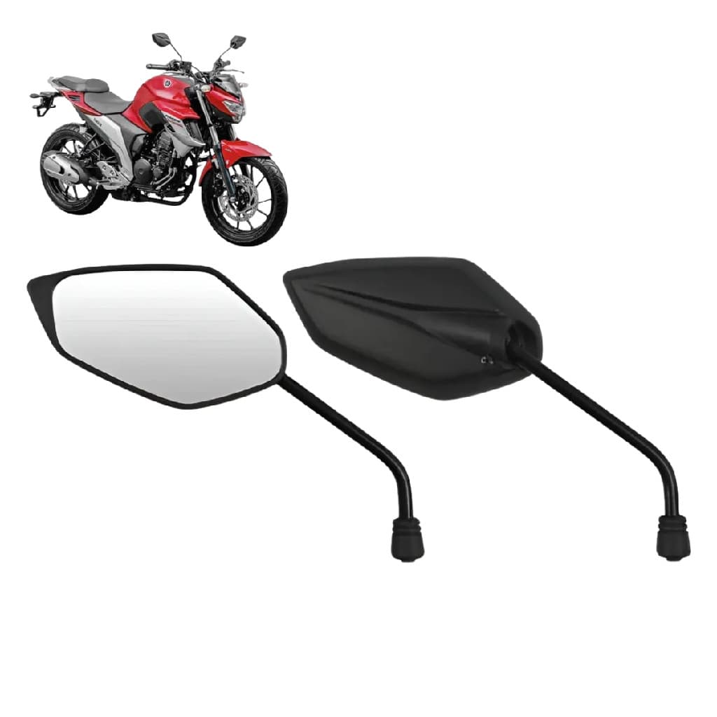 Par Espelho Retrovisor Fazer 150 Fazer 250 Factor150 Crosser 150