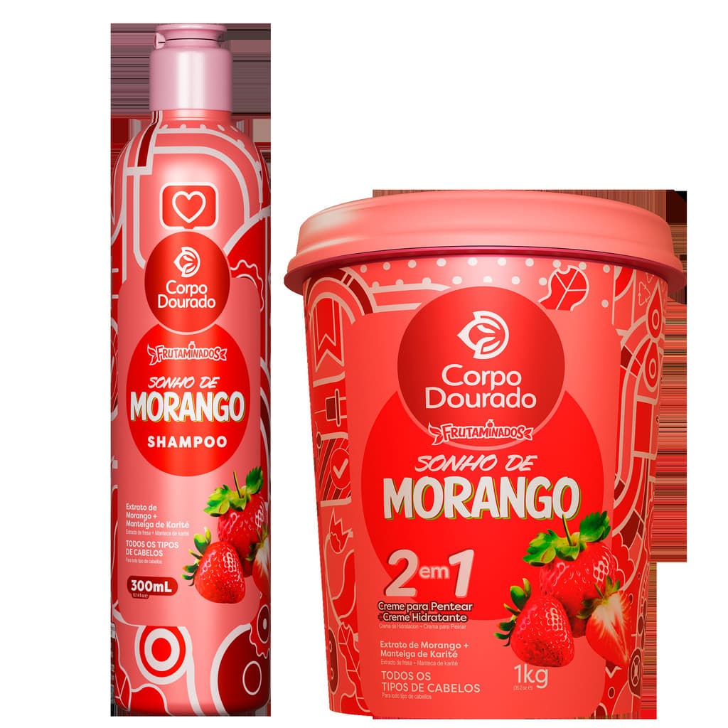 KIT CAPILAR SONHO DE MORANGO