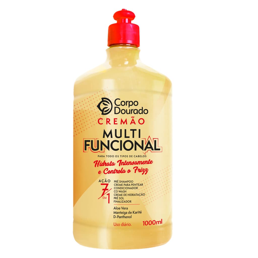Corpo Dourado Creme Cremão 7 EM 1 Multifuncional 1L