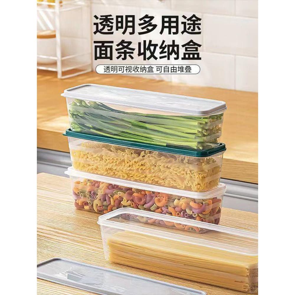 Transparente transparente multiuso retangular caixa de armazenamento de alimentos geladeira caixa de armazenamento selad
