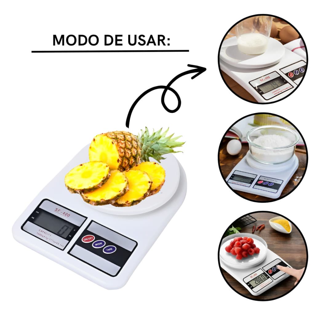 Balança Digital Cozinha 10Kg Balança de Precisão Digital Balança de Alimentos Cozinha