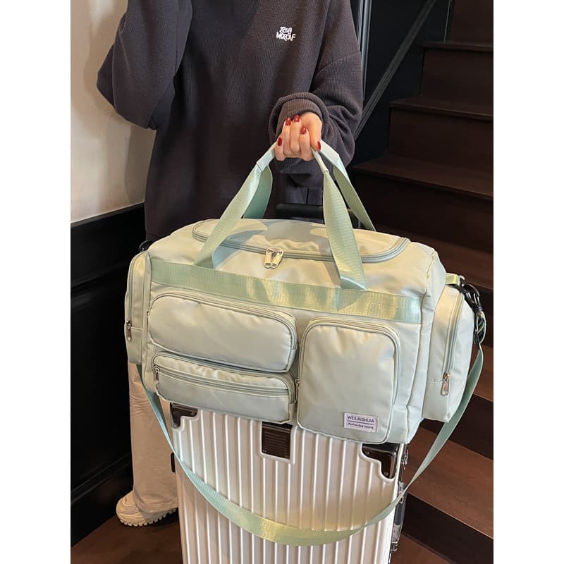 2026 novo estilo bolsa de viagem feminina grande capacidade leve bolsa de viagem de negócios de curta distância saco de