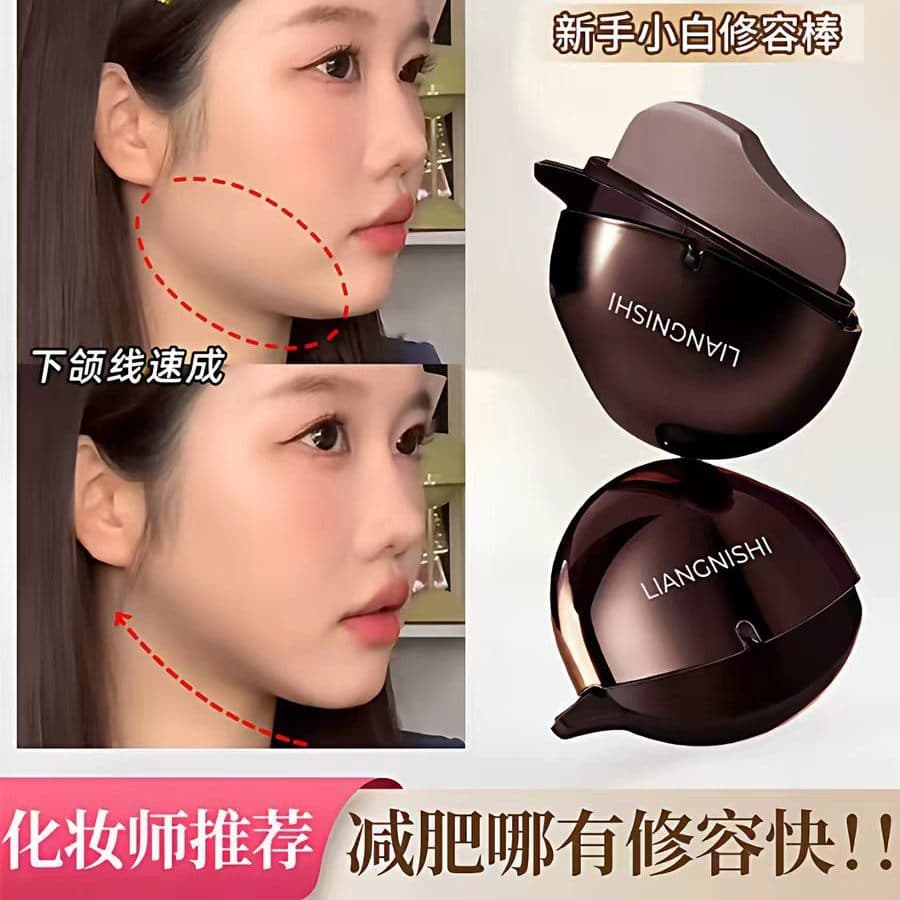 DEZONE / DEZONE Contouring Stick Natural Tridimensional à prova d'água Desenvolvimento de cores Fácil de empurrar Sombra