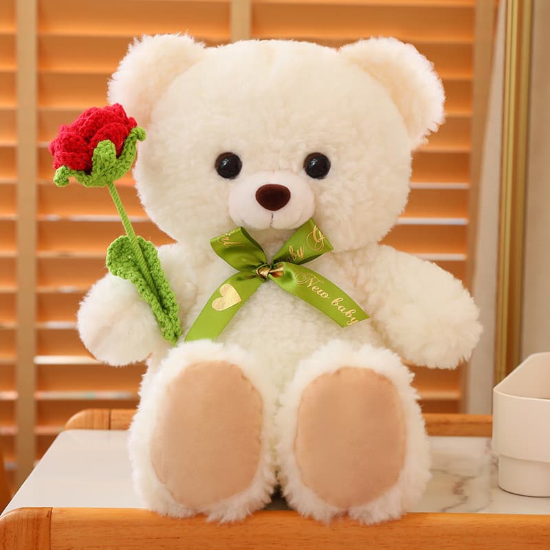 Bonito dos desenhos animados rosa urso de pelúcia boneca abraço urso brinquedo de pelúcia urso boneca travesseiro crianç