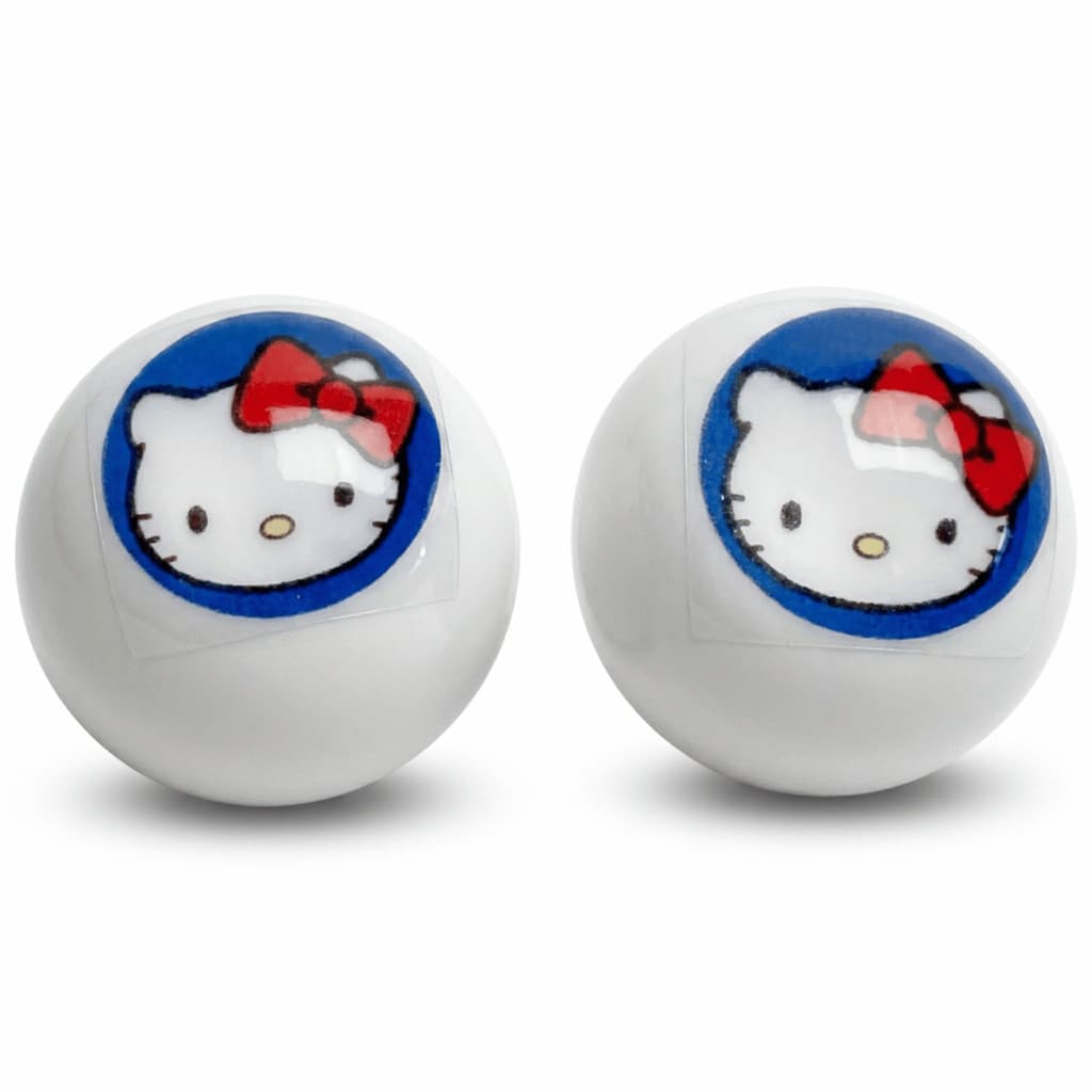 Tampa Bico Pneu Bicicleta Personagem Hello Kitty Par Válvula
