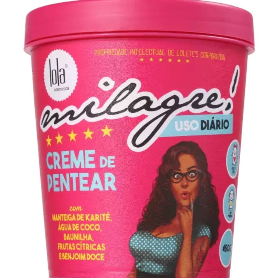Lola Cosmetics Milagre Creme de Pentear 450g