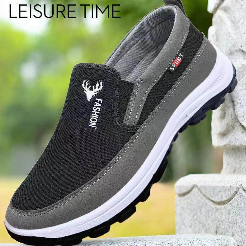 Velho pequim sapatos de pano masculino sola de tendão de carne sola macia antiderrapante resistente ao desgaste respiráv