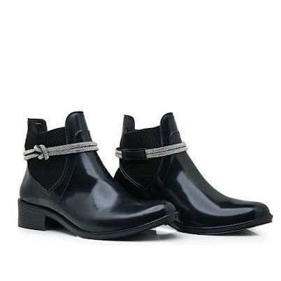 Bota feminina Grendene strass confortável e leve