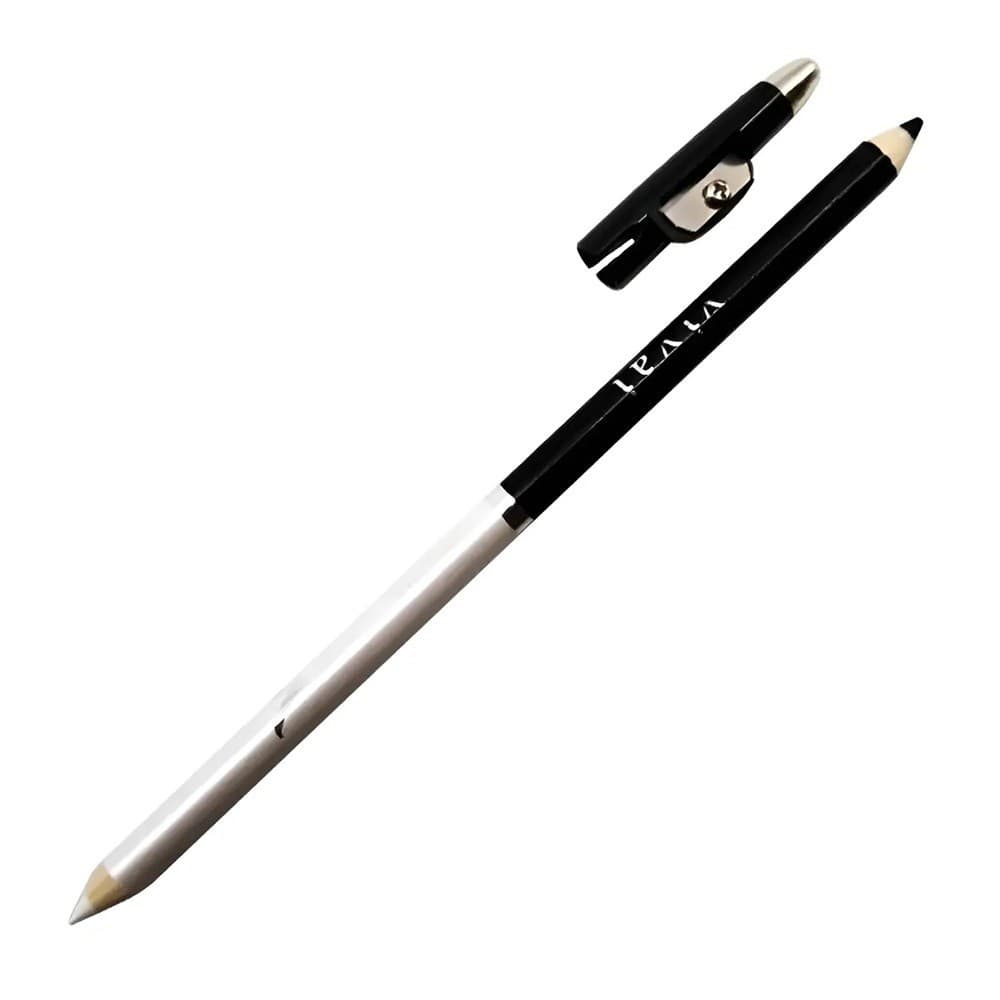 Lapis De Olho Com Apontador Preto e Branco