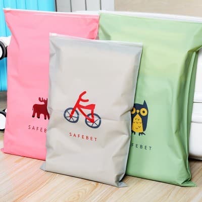 Saco selado à prova dwaterproof água Ziplock saco de armazenamento de viagem saco organizador de roupas saco de embalage