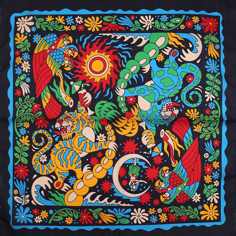Puro algodão masculino Retro lenço quadrado azul y2k lenço da motocicleta equitação protetor solar rosto cachecol dança