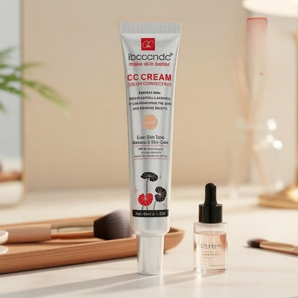 CC Cream 45ml Facial Centella Asiatica Reparador BB Creme Base Líquida Naturaling