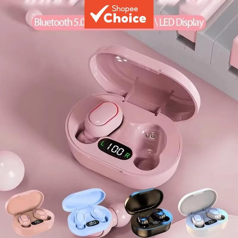 E7S Fones De Ouvido TWS Original Redução Ruído Sem Fio Bluetooth Fone Com Microfone