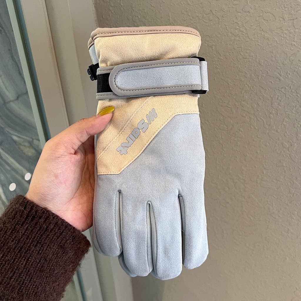 Luvas de ciclismo homens mulheres inverno forro de lã espessamento manter quente manter quente ao ar livre ciclismo mont