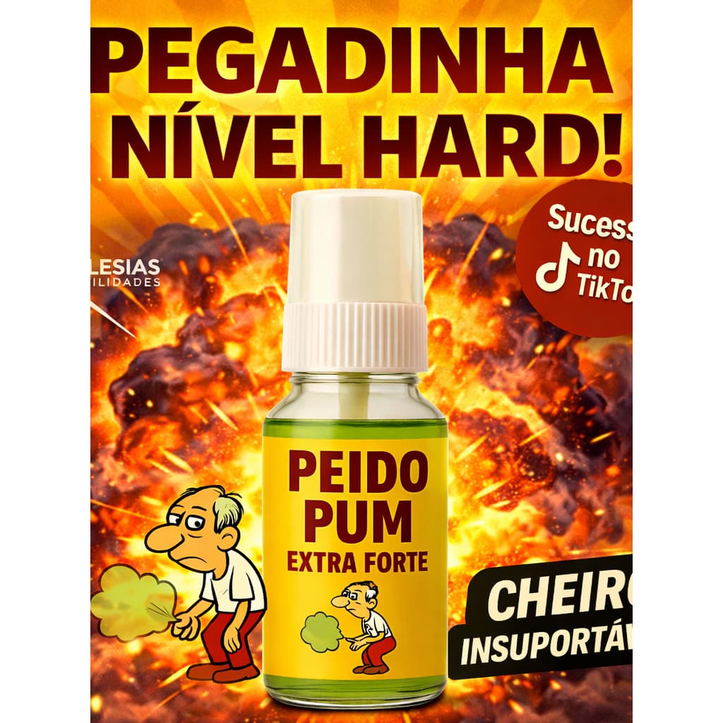 Peido de Pum Spray  Pegadinha Super Forte - Zoação Garantida - Pegadinha - Trolagem TikTok
