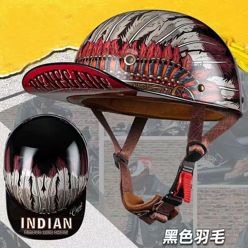 Moda da motocicleta verão beisebol ciclismo único capacete do carro Retro moda das mulheres dos homens capacete Universa