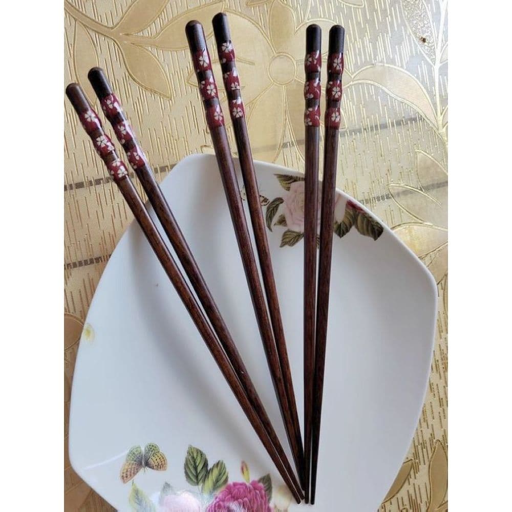 Pauzinhos de madeira domésticos à prova de mofo estilo japonês sub-pacote familiar