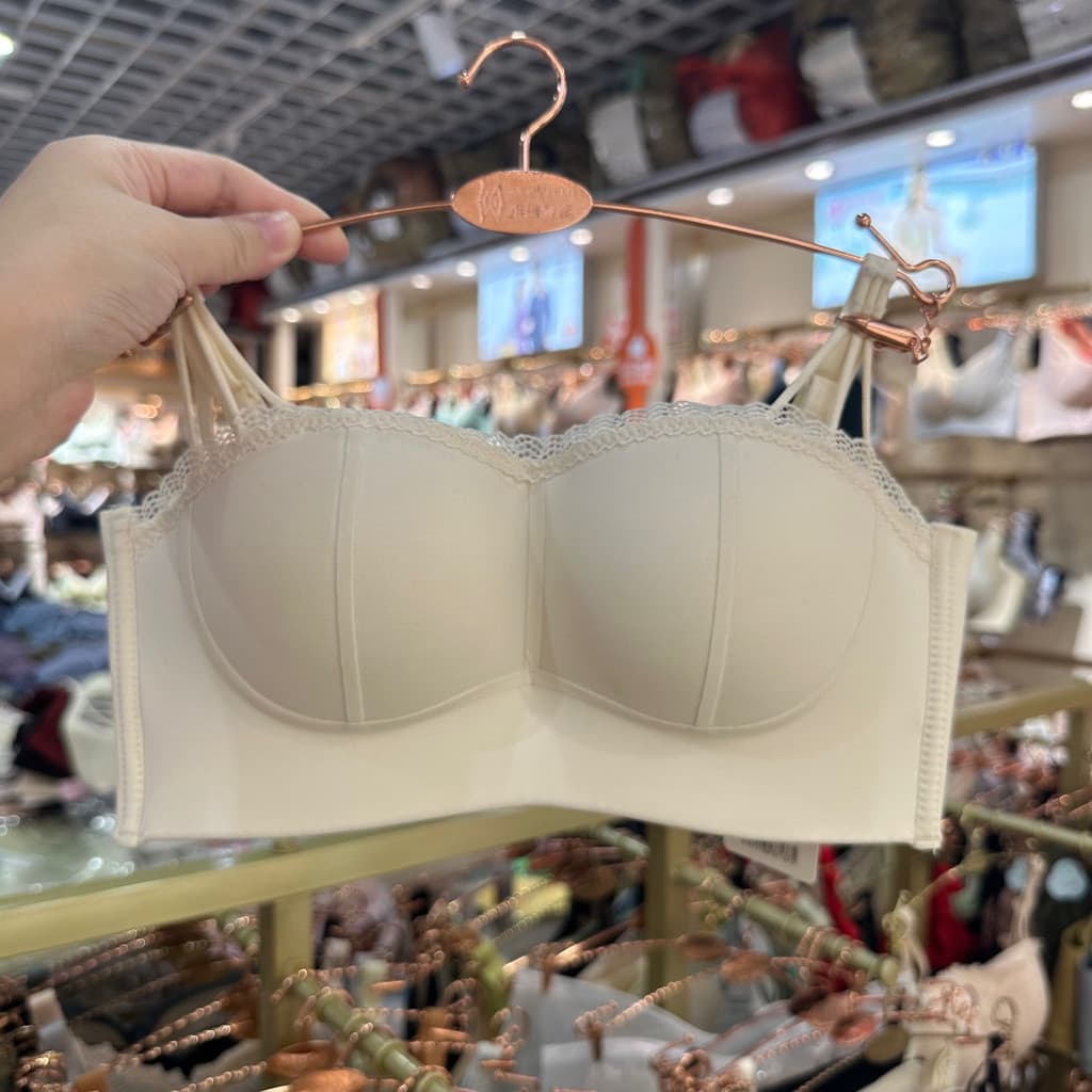Adisha 6102 estilo coreano brilhante meia xícara reunindo palma-Up suporte AB copo sutiã bonito volta doce sutiã bonito
