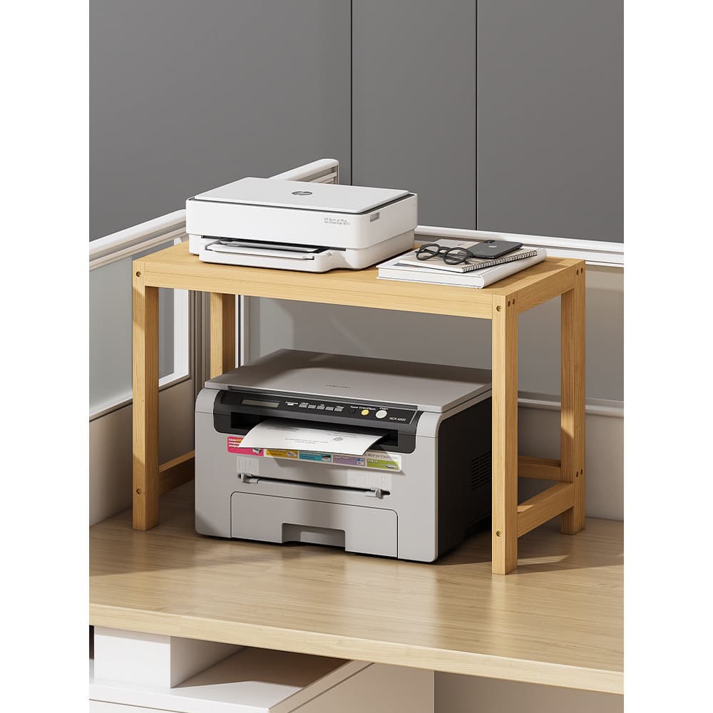 Prateleira para impressora de escritório, pequena prateleira para copiadora, desktop multifuncional, organizador de arma