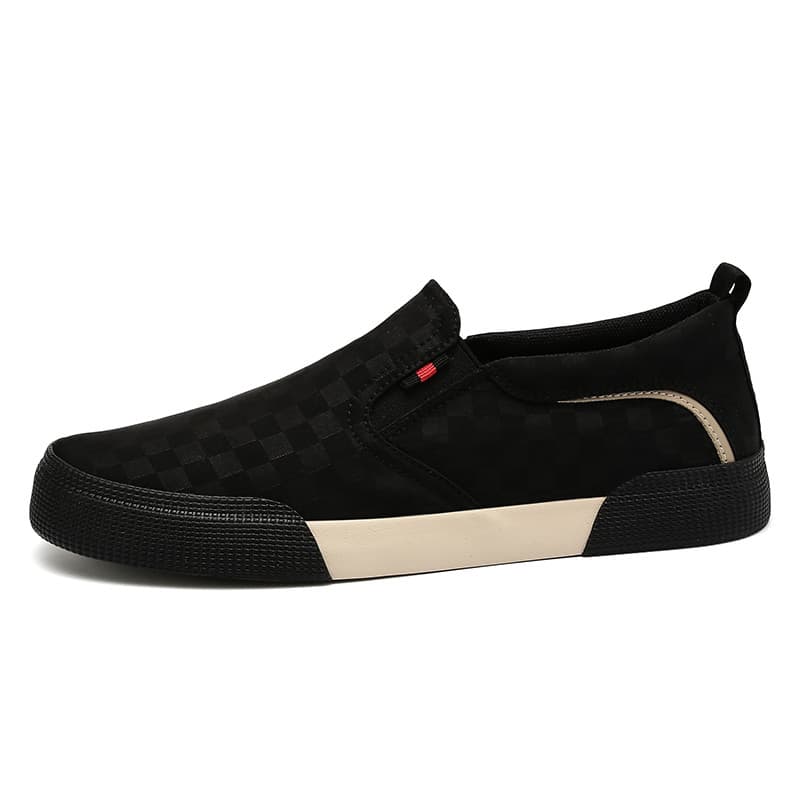 2026 primavera novo estilo sapatos masculinos versão coreana na moda All-Match sapatos casuais deslizamento-em sapatos p
