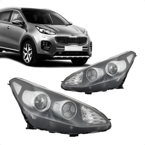 Farol Sportage 2017 2018 2019 C/modelo C/projetor C/led D3s