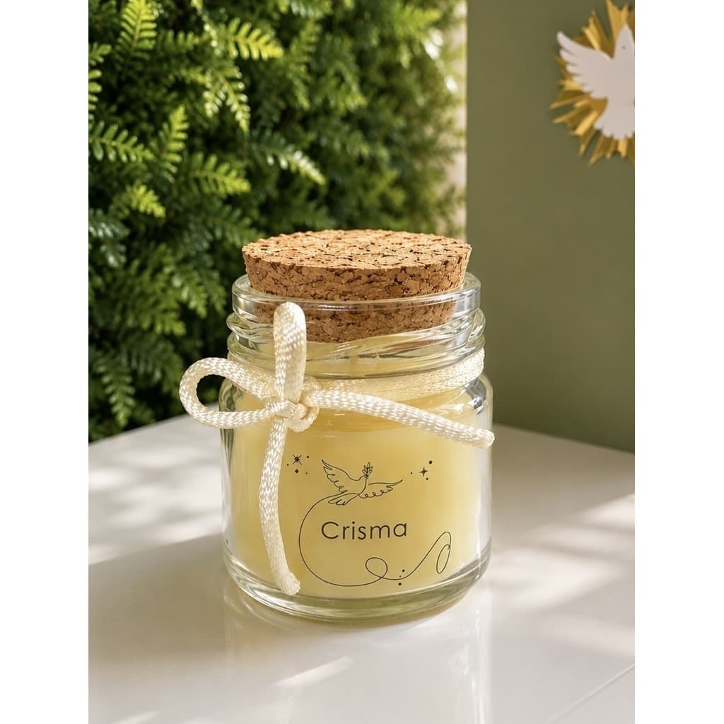 Vela aromática em pote de vidro