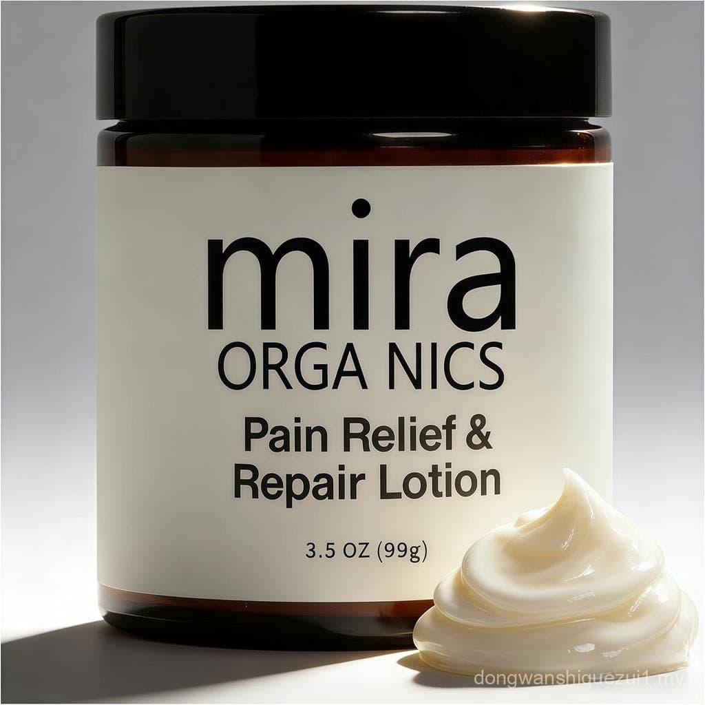 Loção para Alívio e Reparação da Dor Mira, Creme para Alívio da Dor Mira Organics, Mistura Calmante para Conforto Muscul