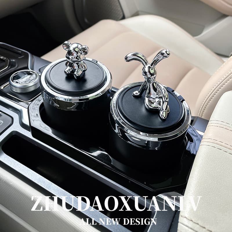 Cinzeiro de carro de desenho animado, cinza Anti-voador com capa, cinzeiro criativo para carro, cinzeiro retardador de c