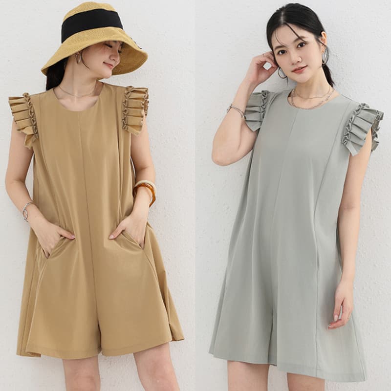 Verão japonês estilo fino feminino protetor solar fungo borda vestido de manga voadora solto cintura alta solto manga cu
