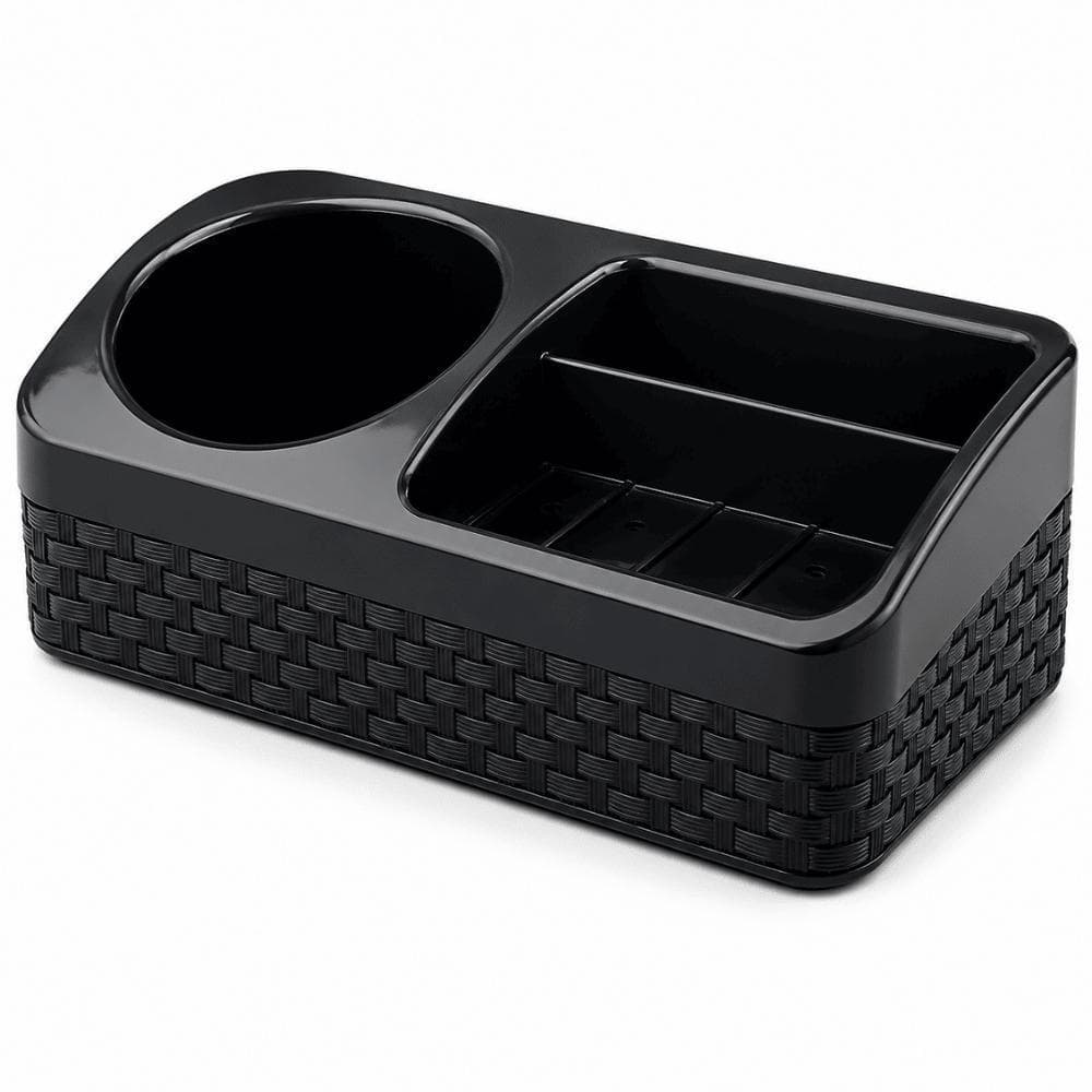 Porta Detergente Rattan com Base Preto Nitron