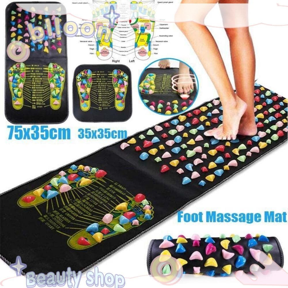 BLLOON Reflexologia Walk Acupoint Mat Dor Aliviar Acupressão Massageador De Pés