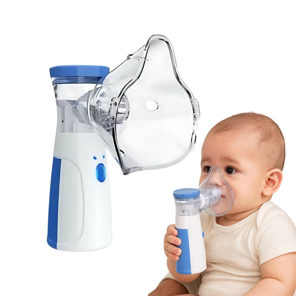Máquina Nebulizadora Portátil Inalador Nebulizador Adulto Infantil Silencioso