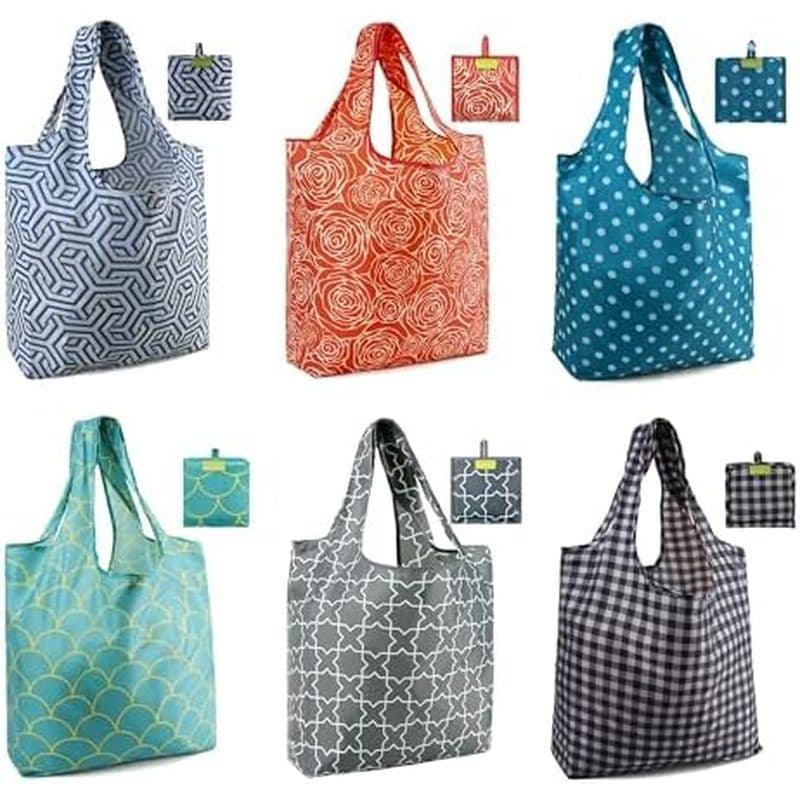 BeeGreen Bolsa De Viagem Dobrável Bolsas Para Presentes Reutilizáveis-Sacolas De Compras Grande Sacola De Pano De Feriad