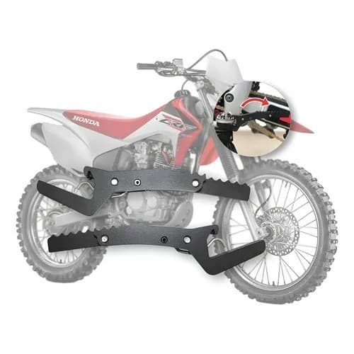 Pedaleira de Garupa Crf230 Carona Universal Crf 230f Passageiro pedaleira de carona ou garupa universal crf todas em aço