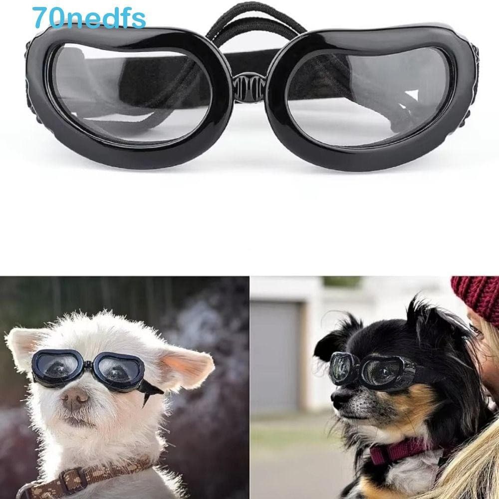 NEDFS Óculos Para Cães , De Sol Modernos Animais De Estimação Com Visão Clara Ajustáveis Design De Buraco De Ar À Prova