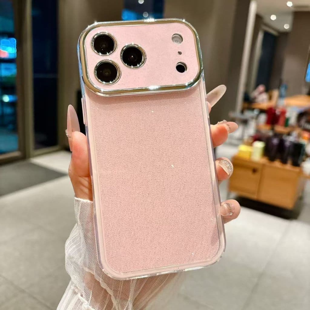 Capa Glitter Premium com Brilho Luxo com Proteção Total e Borda Reforçada pra iPhone