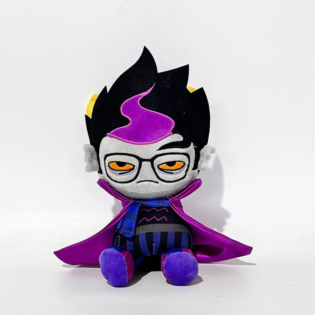 Eridan Ampora Boneca De Pelúcia Macia Com Capa Roxa Brinquedo Colecionável Para Fãs De Hobby Em Quadrinhos