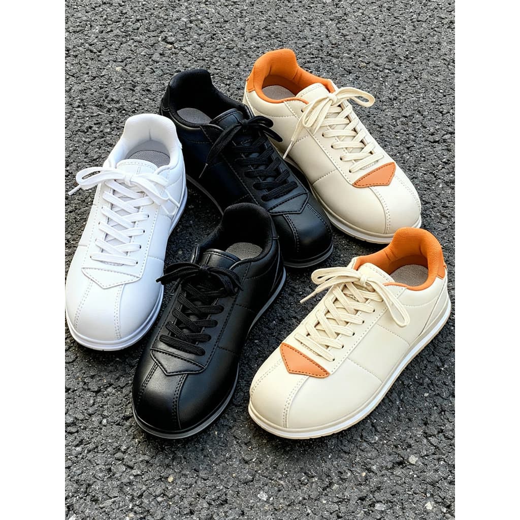 Forrest Gump Sapatos Masculinos Branco Dedo Redondo Esportes Sapatos Casuais Sola Macia Novo Estilo Sapatos de Treinamen