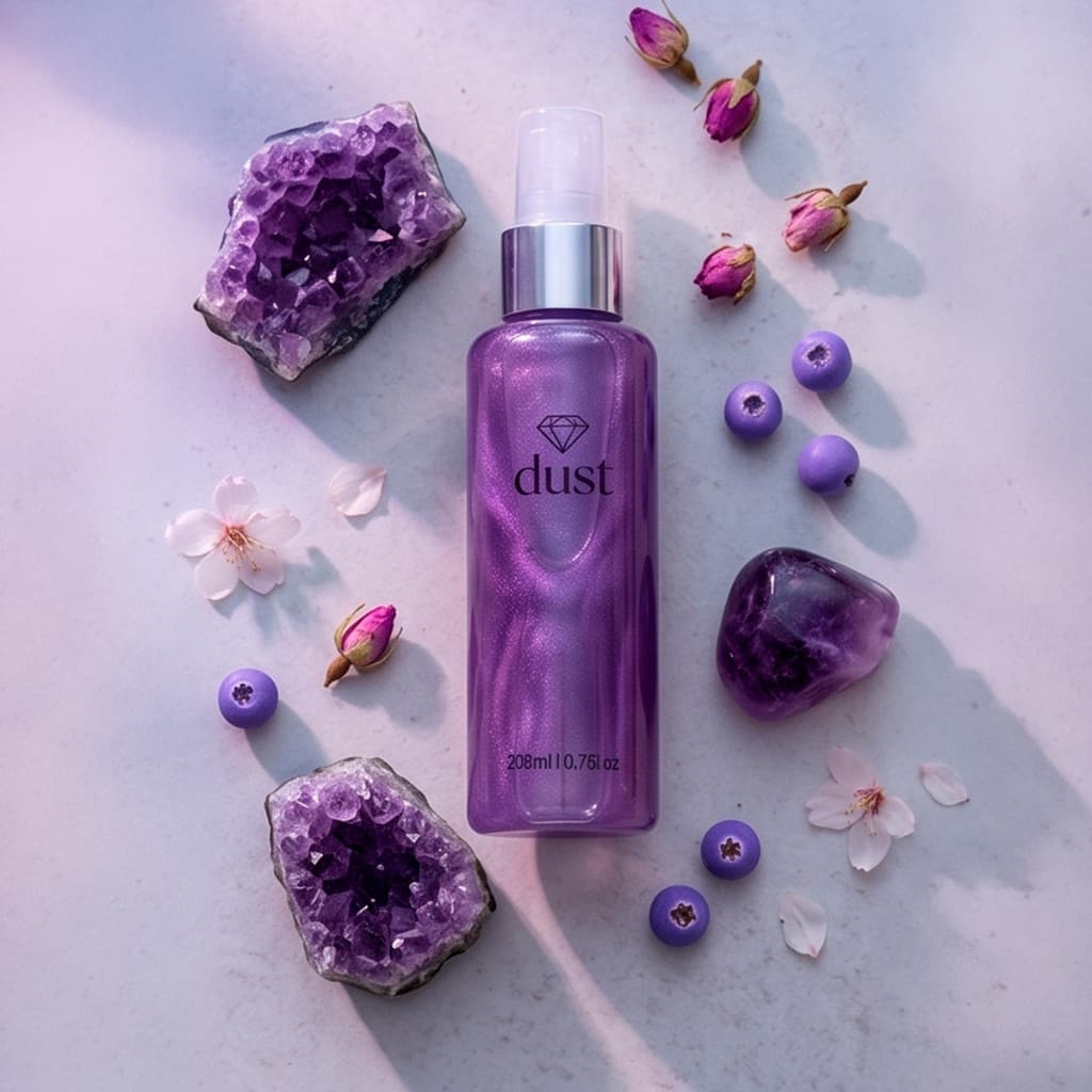 Body Splash Aura de Ametista, Desodorante Colônia 200ml | Fragrância Inspirada Aura de Ametista Dust Cosmeticos -Best