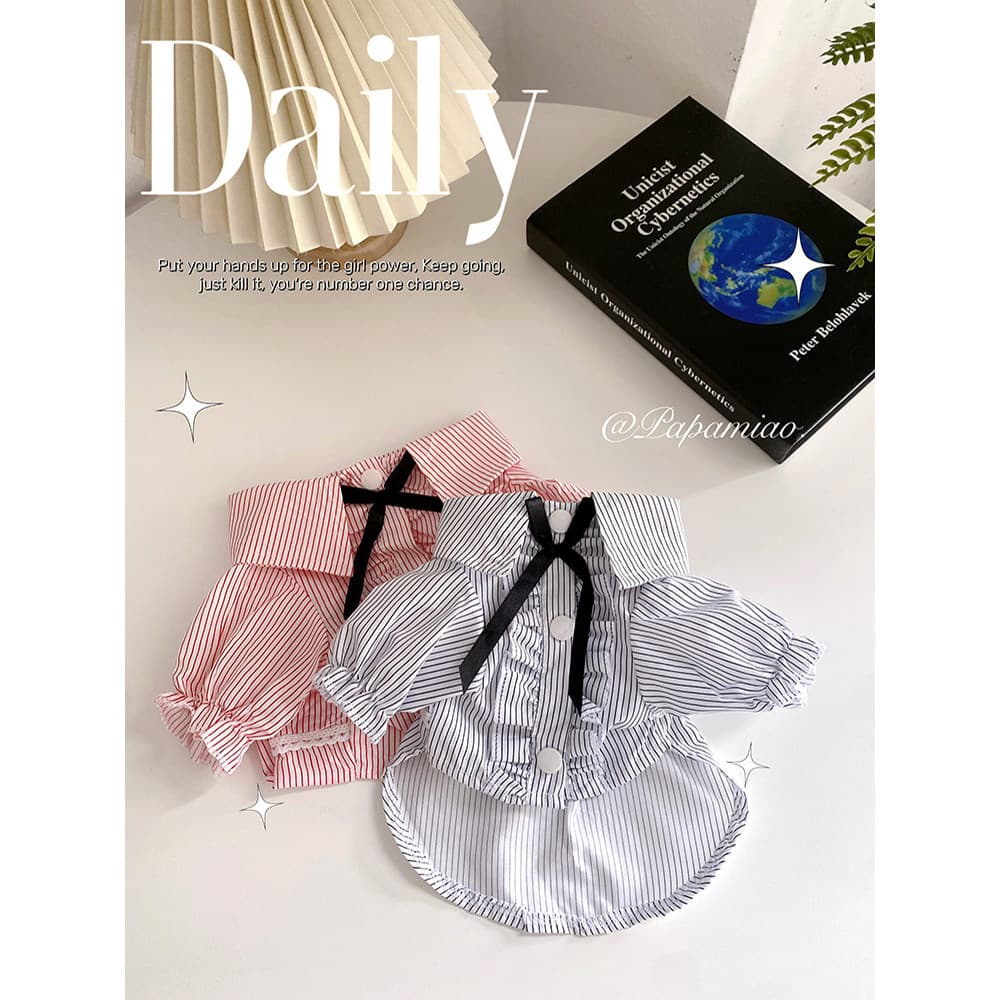 Gato de estimação doce fita arco camisa roupas de gato primavera verão roupas pequeno cão gravata borboleta roupas de ca