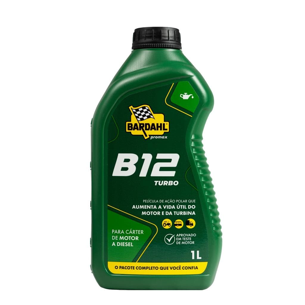 Aditivo Óleo Motor Diesel Bardahl B12 Turbo 1L